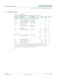 PBSS4350SPN Datasheet Page 3
