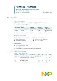 PUMD12/DG/B3 Datasheet Page 2