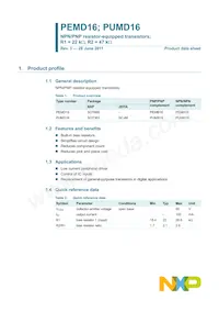 PUMD16/ZLX數據表 頁面 2