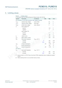 PUMD16/ZLX Datasheet Page 4