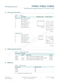 PUMD2/DG/B3 Datasheet Page 3