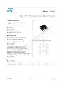 STS01DTP06 Datasheet Cover