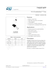 T1635T-8FP Datasheet Cover