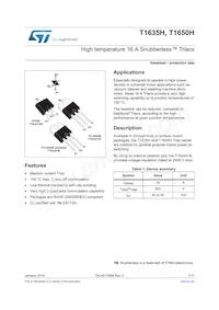 T1650H-6G-TR Datasheet Copertura