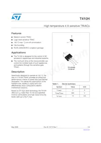 T410H-6T Datasheet Cover