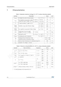 T635T-8FP Datasheet Page 2