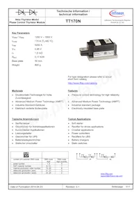 TD170N16KOFHPSA1 Datasheet Cover