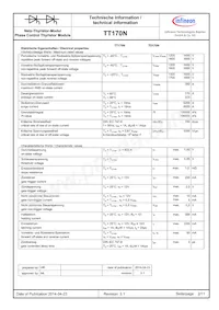 TD170N16KOFHPSA1 Datasheet Page 2