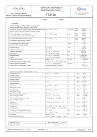 TD210N14KOFHPSA1 Datasheet Page 2