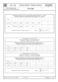 TD310N20KOFHPSA1 Datasheet Page 4
