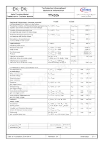 TD430N22KOFTIMHPSA1 Datasheet Page 2