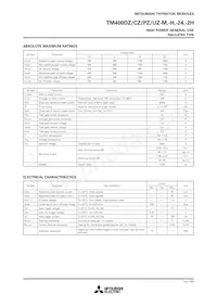 TM400DZ-H Datasheet Pagina 2