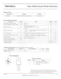TMA126G-L Datasheet Page 2