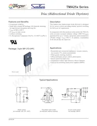 TMA254B-L Datasheet Cover