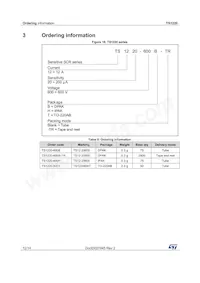 TS1220-600T Datasheet Pagina 12