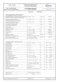 TT160N16SOFHPSA1 Datasheet Page 2