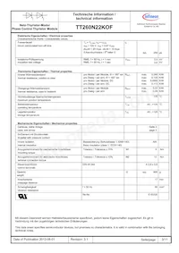 TT260N22KOFHPSA1 Datasheet Page 3