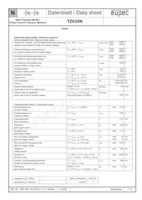 TZ630N28KOFHPSA1 Datasheet Copertura