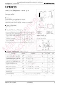 UP0121300L Datasheet Cover