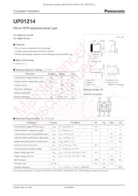 UP0121400L Datasheet Cover