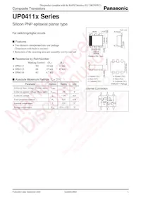 UP0411300L Datasheet Cover