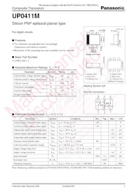 UP0411M00L Datasheet Cover