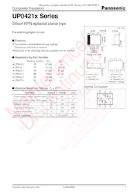 UP0421600L Datasheet Cover