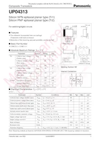 UP0431300L Datasheet Cover