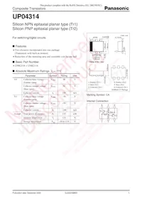 UP0431400L Datasheet Cover