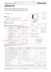 UP0431N00L Datasheet Cover