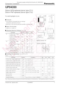 UP0439000L Datasheet Cover