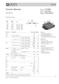 VCA105-18IO7數據表 封面