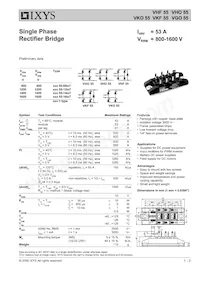 VGO55-16IO7 Datasheet Cover
