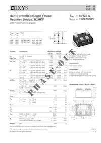 VHF125-14IO7 Datasheet Cover
