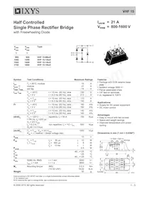VHF15-08IO5 Datasheet Copertura