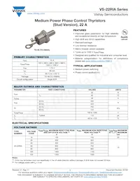 VS-22RIA120S90 Datasheet Cover