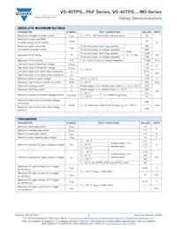 VS-40TPS08A-M3 Datasheet Page 2