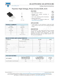 VS-40TPS16-M3 Datasheet Cover