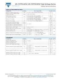 VS-70TPS16PBF Datenblatt Seite 2