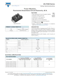 VS-P405KW Datasheet Cover