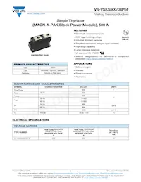 VS-VSKS500/08PBF Datasheet Copertura