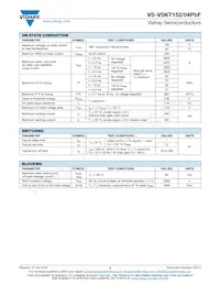 VS-VSKT152/04PBF Datasheet Page 2