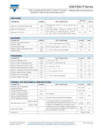 VSKTF200-12HK Datasheet Page 3