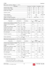 VT6Z2T2R Datasheet Page 2