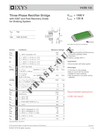 VVZB135-16NO1 Datasheet Cover