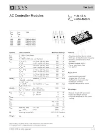 VW2X45-08IO1 Datasheet Copertura