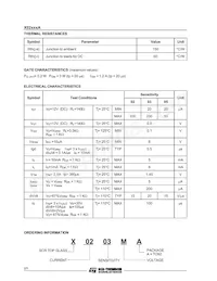 X0203MA 5BL2 Datasheet Pagina 2