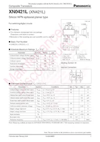 XN0421L00L數據表 封面