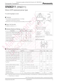 XN0621100L Datasheet Cover