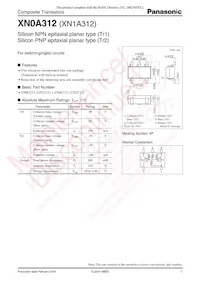 XN0A31200L Datasheet Cover